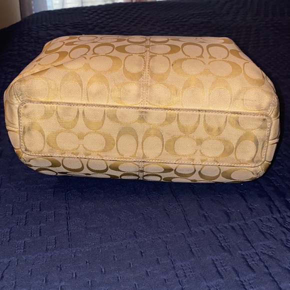 Coach Yellow Monogram Purse - Picture 5 of 9